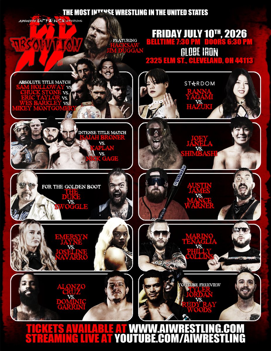 Absolute Intense Wrestling tweet media