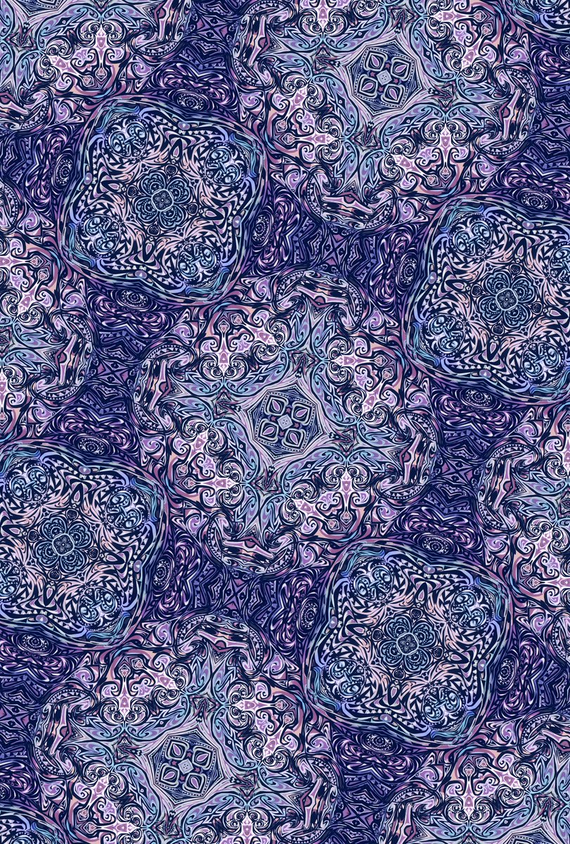 eighteyed's tweet photo. I love a software kaleidoscope. Original phone doodle in ibispaint, modified in Pixlr app, thence to KaleidaCam app https://t.co/jbvvpkzcLR