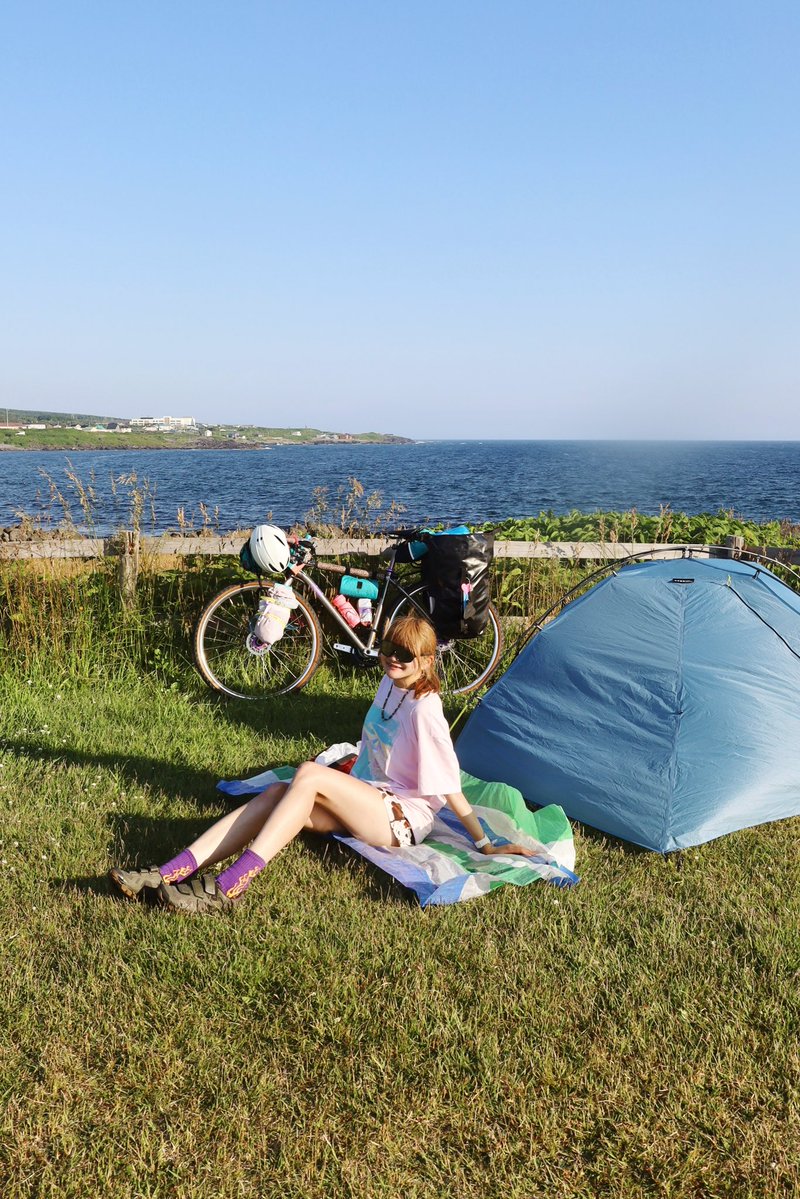 pinako_cycle's tweet photo. 北海道に来てからもう3週間だけど、宿に泊まったのは3回だけで、あとはキャンプ😘 https://t.co/jSckqkM9xG