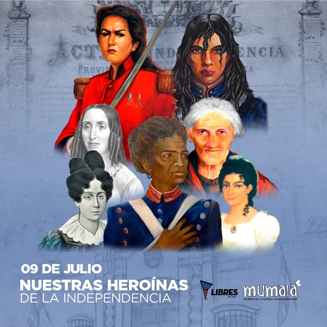 AnibalRucci's tweet photo. La Independencia la declararon mucho antes del 9 de Julio, ese dia fue la firma, la lucha de  mujeres y hombres, Gauchos, Indígenas, comenzo mucho antes, Militares que salieron del Pueblo y lucharon para La Patria y su pueblo.
Gloria y Honor a todos nuestros Heroes y Heroínas. https://t.co/sFta7wROzi