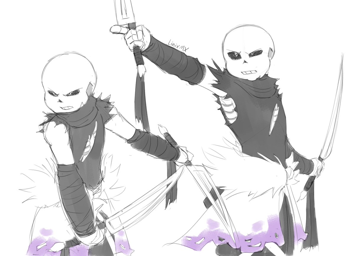 LinixMX's tweet photo. Kinda wished he kept this design even when he got revived (GUYS, I DIDN'T FORGET HIS HEARTLOCKET, OK? OK!!)
#underverse #xtale #crosssans #utmv https://t.co/UX5yDljxVo