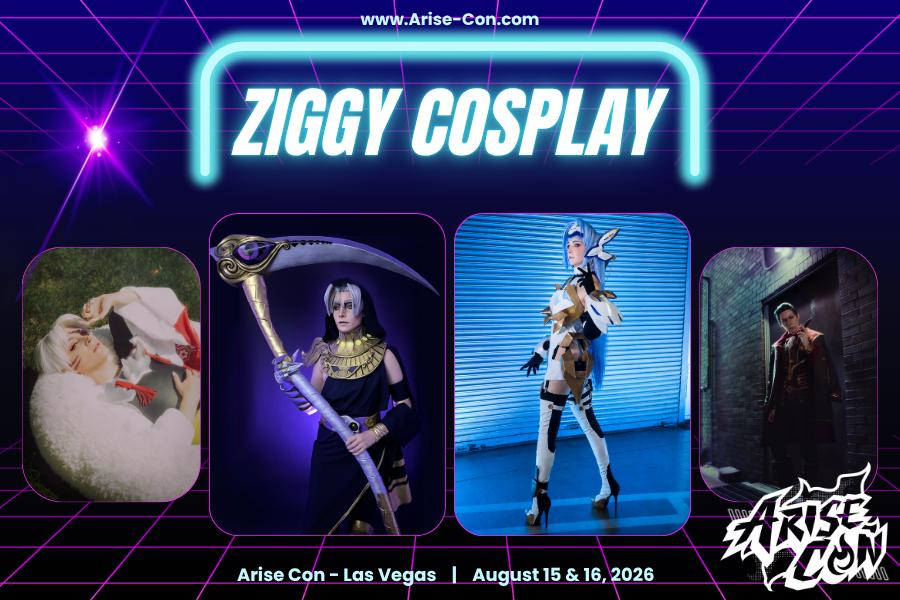 AriseCon's tweet photo. Ziggy is a Las Vegas-based cosplayer who has been crafting costumes for over 10 years, with a passion for taking on ambitious builds and bringing complex characters to life from scratch.
Photo Credits:
Photo 1: @blizzardterrak
Photos 2 &amp; 3: @allisonthephotographer 
#arisecon https://t.co/gd6rfCB9Yl