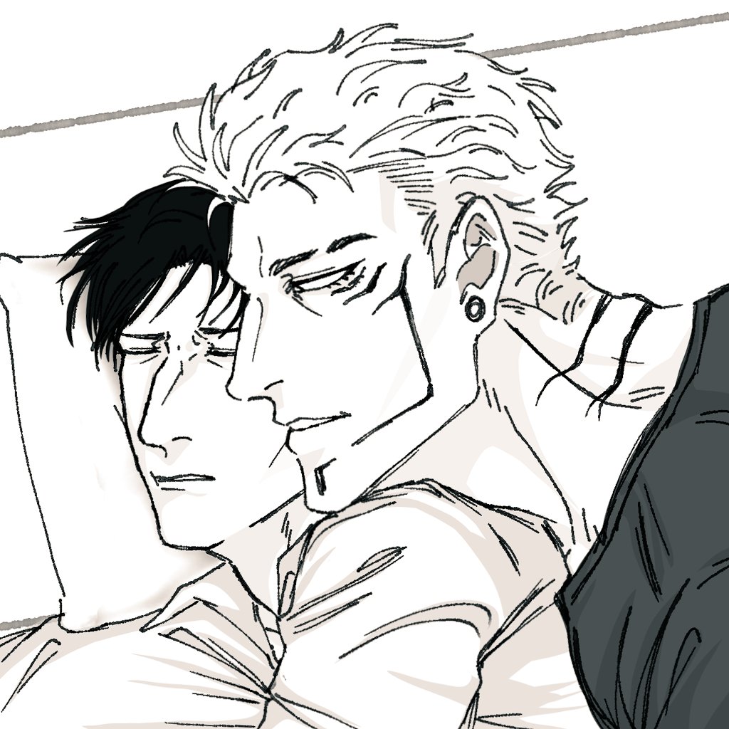 TTTYRKWKD's tweet photo. Sukuna x Higuruma 
I drew this thing at 1 AM Fahh

#sukuhigu #sukuna #higuruma #jjk https://t.co/DeWkN5wk0C