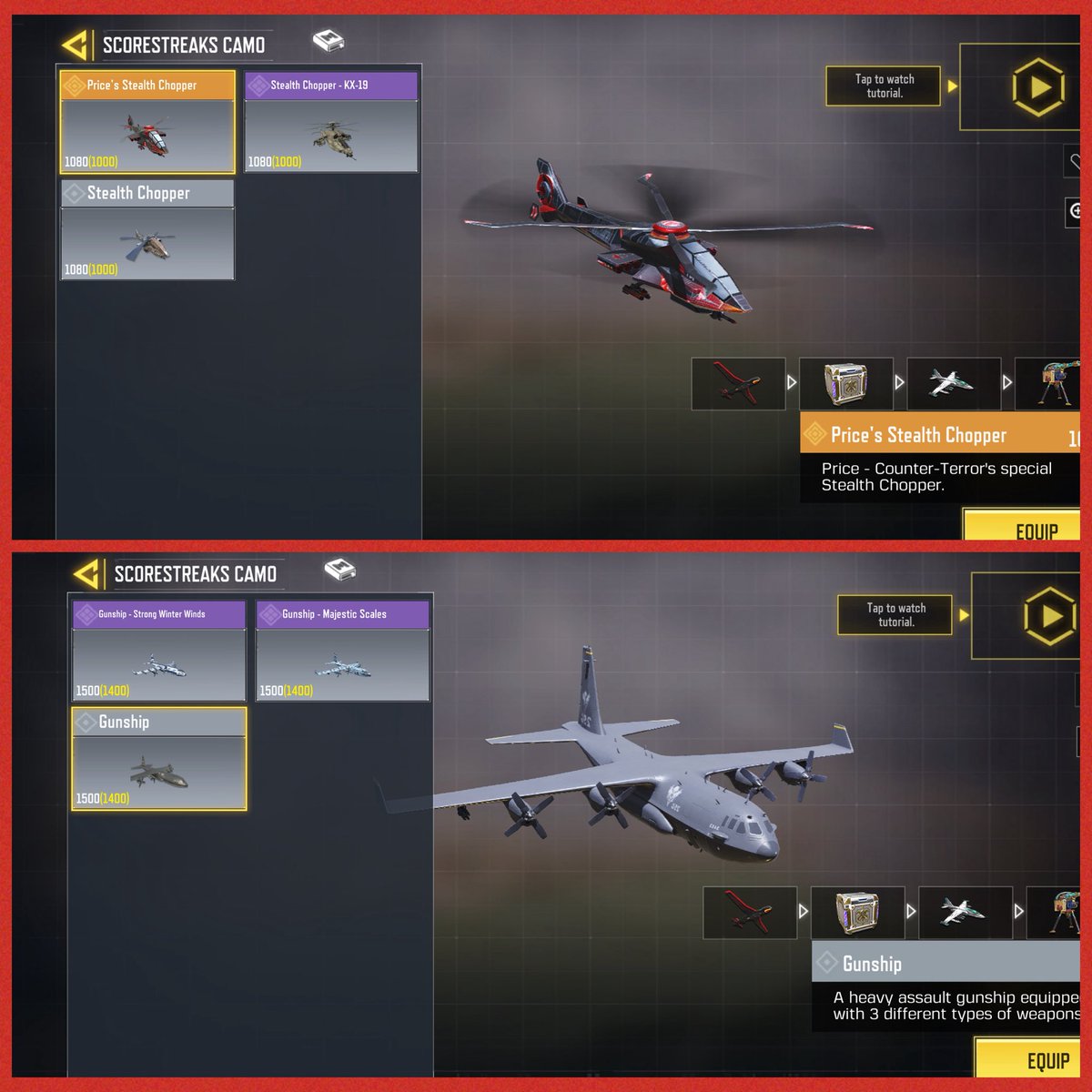 EVILxJUGArmy's tweet photo. @PlayCODMobile @timistudios respectfully requesting some changes to #CODM:
✅Change the fire (flames) on the “Legendary Richtofen’s Napalm” from red to green.❤️➡️💚
✅Add:🔴Mythic Oribital Carepackage! #AdvancedWarfare (@CallofDuty)
✅Stealth Chopper from T3➡️T2
✅🔴Mythic Gunship
🌟All Mythic Scorestreaks SHOULD have a Special Death (Kill) Animation Effect!🔴
❌Kui Ji’s H.I.V.E. (Mythic Variant) is MISSING a special death (kill) Animation!🔴
#CODMobile #CallofDutyMobile