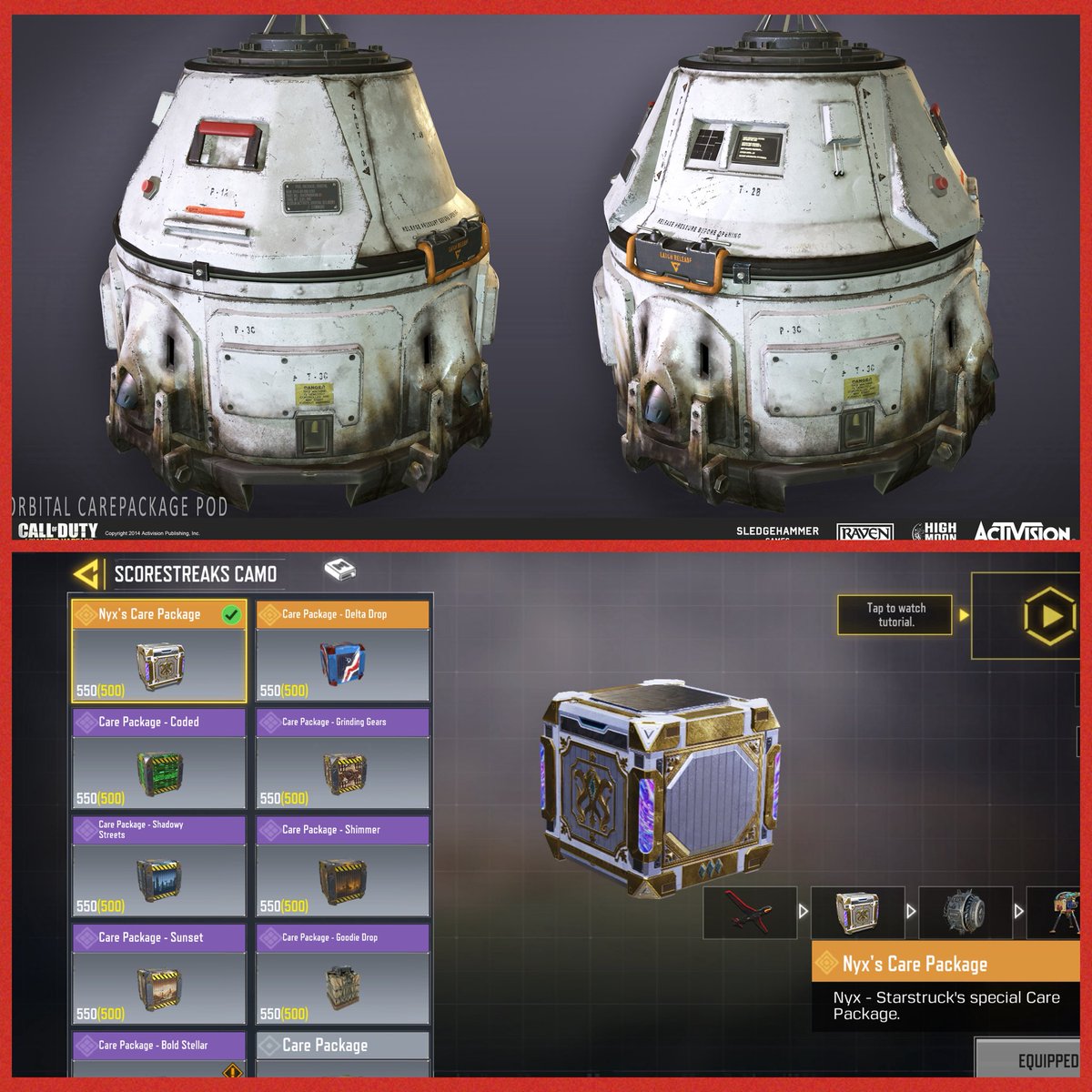 EVILxJUGArmy's tweet photo. @PlayCODMobile @timistudios respectfully requesting some changes to #CODM:
✅Change the fire (flames) on the “Legendary Richtofen’s Napalm” from red to green.❤️➡️💚
✅Add:🔴Mythic Oribital Carepackage! #AdvancedWarfare (@CallofDuty)
✅Stealth Chopper from T3➡️T2
✅🔴Mythic Gunship
🌟All Mythic Scorestreaks SHOULD have a Special Death (Kill) Animation Effect!🔴
❌Kui Ji’s H.I.V.E. (Mythic Variant) is MISSING a special death (kill) Animation!🔴
#CODMobile #CallofDutyMobile