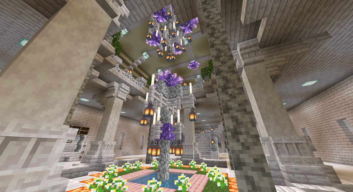 oaentoe7's tweet photo. おはようございます(*´Oゞふぁ～

広場作りますたw   (❁ ´ ▽ ` ❁) 🍑
 #Minecraft
 #マインクラフト https://t.co/60AJFvMc4Y