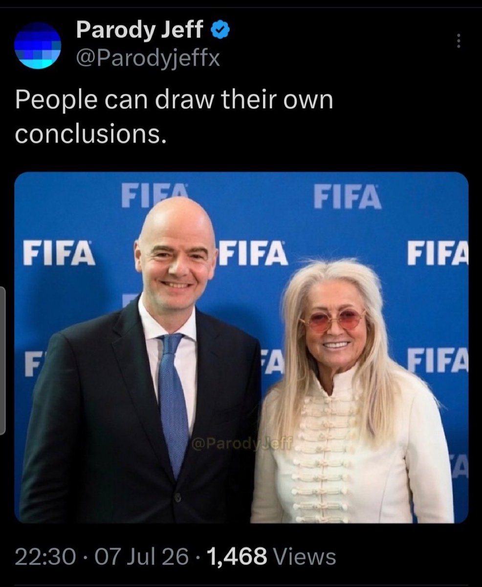 ibnbahya's tweet photo. @Telegraph Zionism + FIFA = Corruption
#stop_corruption
#BoycottTheWorldCup
#BoycottFIFA
#BoycottFIFACorruption
#FIFACorruption
#CorruptReferee
#CorruptReferees
#FIFAbusiness
#corruptGianni
#CorruptInfantino
#corruptGianniInfantino https://t.co/BzxluLFNwJ
