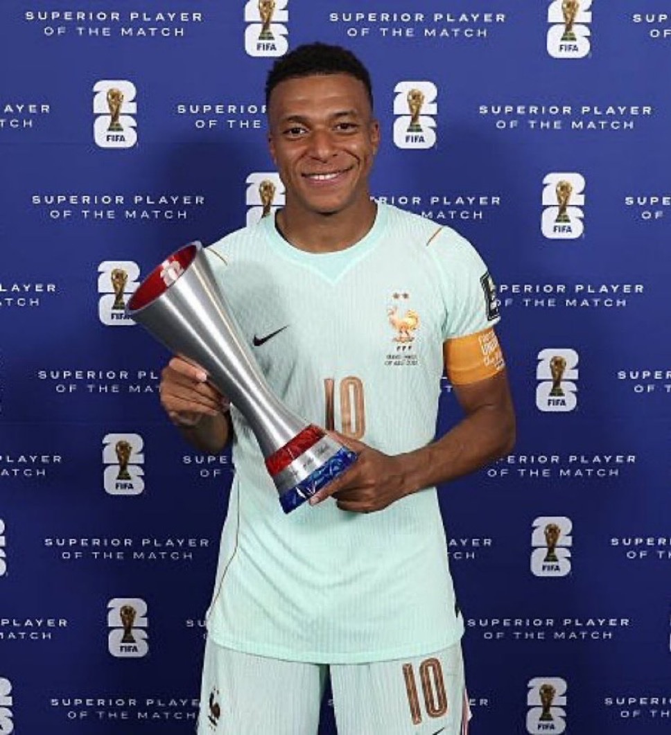 MadridXtra's tweet photo. 🚨 Kylian Mbappé in the World Cup:

• 6 matches
• 8 goals
• 3 assists
• 3 MOTM awards https://t.co/FNiJ8qCvdm