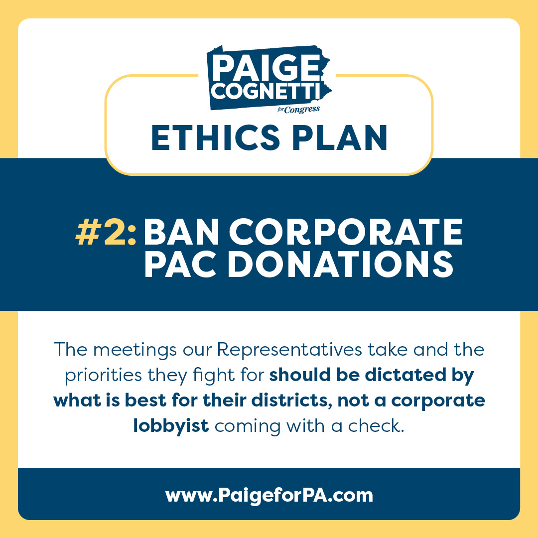 PaigeGCognetti's tweet photo. I'm running for Congress to take on corruption wherever we see it. Hereโs my plan. https://t.co/UvLUZ8C0jk