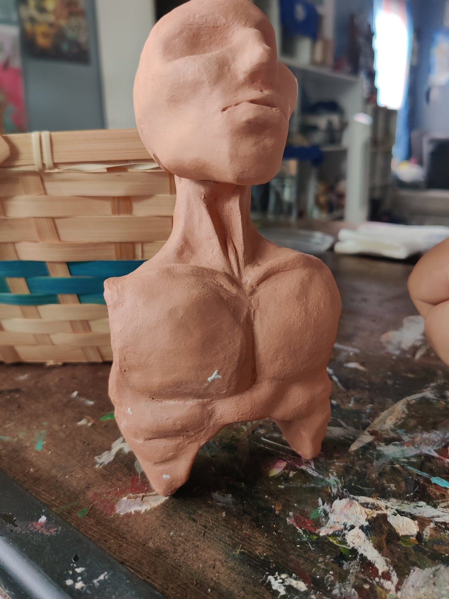 flinsapocalypse's tweet photo. Been working on a #Mydei ball jointed doll since his release but uh. The studio that was firing the pieces for me went out of business. I don't have the material to finish him at home, unless I switch halfway to air dry clay

I'm gonna sand the pieces then figure it out https://t.co/ne8Z9m7vtr