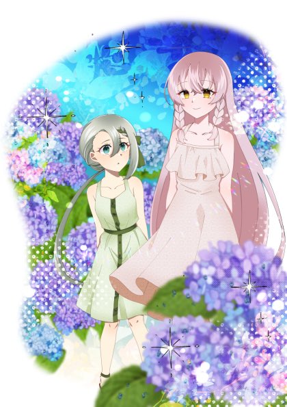 u65e__'s tweet photo. 紫陽花デート #シャリミゼ https://t.co/HIlrA4IziE