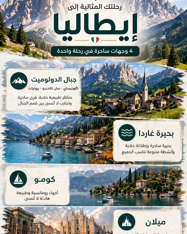 touristeea's tweet photo. اذا كنت تريد السفر الى النمسا والشمال الايطالي 😍✈️ 

عملت لكم ملفات تفاعلية pdf تشمل كل هذا:

افضل الفنادق المجربة 🏨
الاماكن السياحية بروابط قوقل ماب 📌
مطاعم وكافيهات ☕
المسافات والطرق 🚘

وتشمل جداول يومية مرتبة 👌

للشمال الايطالي 👇
https://t.co/IBZIiG3HXE

للنمسا 👇
https://t.co/NHzqB5Gqko