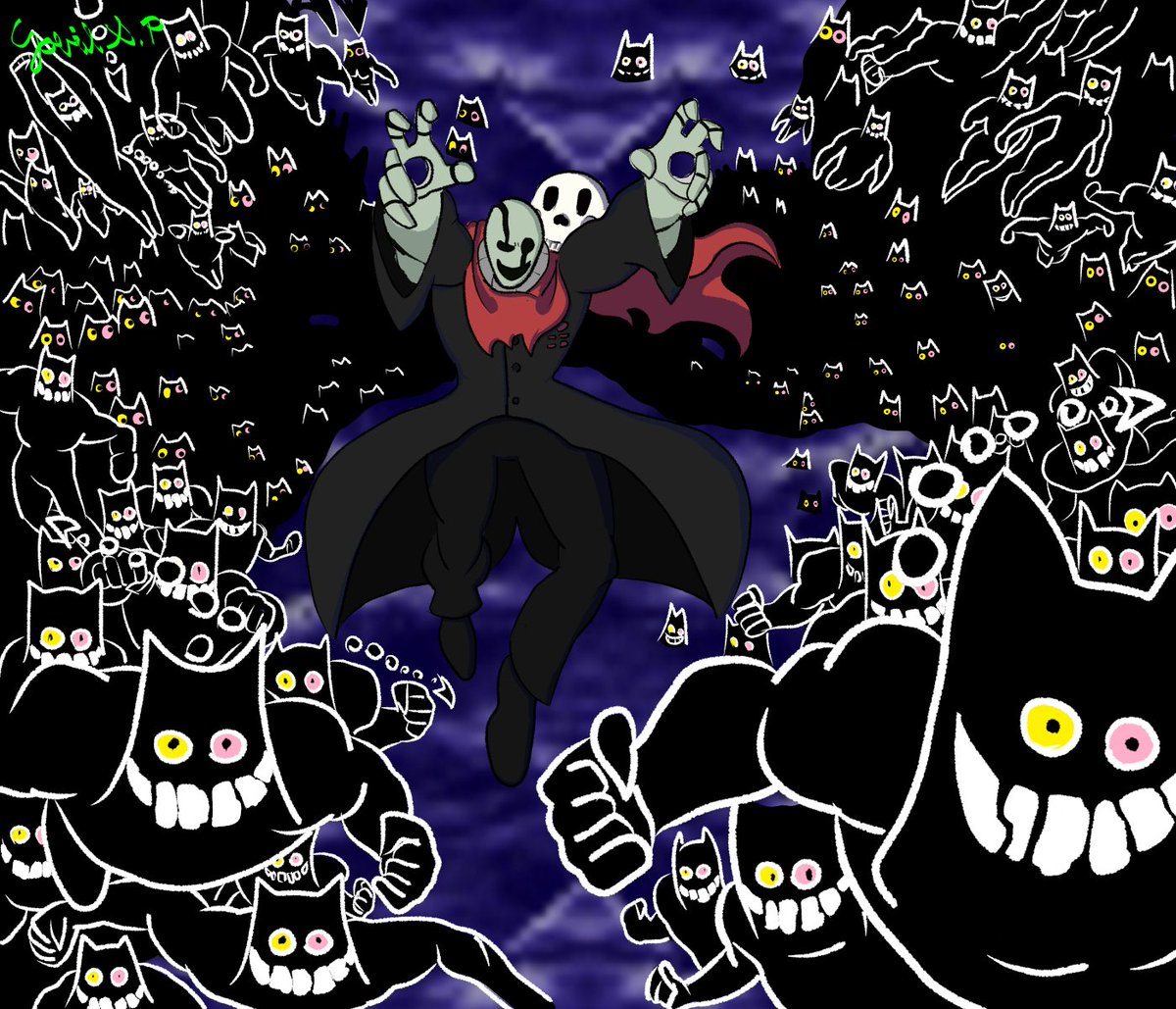 NerdTechArtes's tweet photo. So, is this the friend, according to Pink?
#deltarunefanart #deltaruneㅤㅤㅤ #Undertale #Gaster #fanartㅤㅤㅤㅤ https://t.co/6jzmFUAVnx