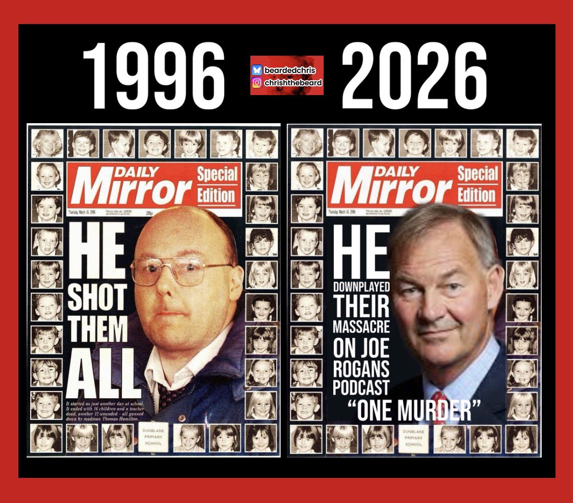 BeardedChr19081's tweet photo. @DailyMirror I’ve got your front page for the morning featuring @RupertLowe10 #dunblane #howLowecanyougo https://t.co/o25gK3LFM9