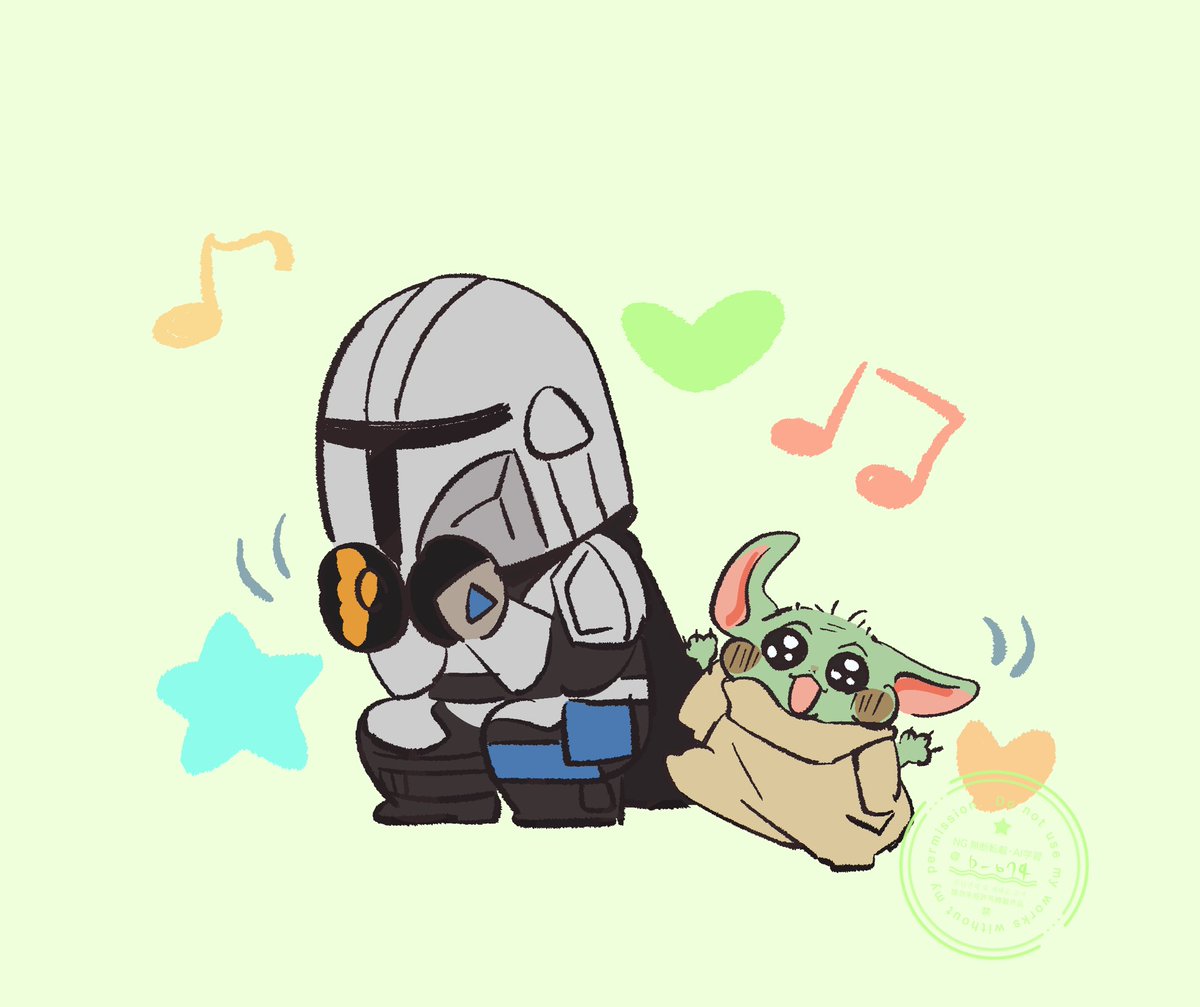b_674's tweet photo. Dancing親子💃🕺
#マンダロリアンアンドグローグー https://t.co/yiyuzgjcFh