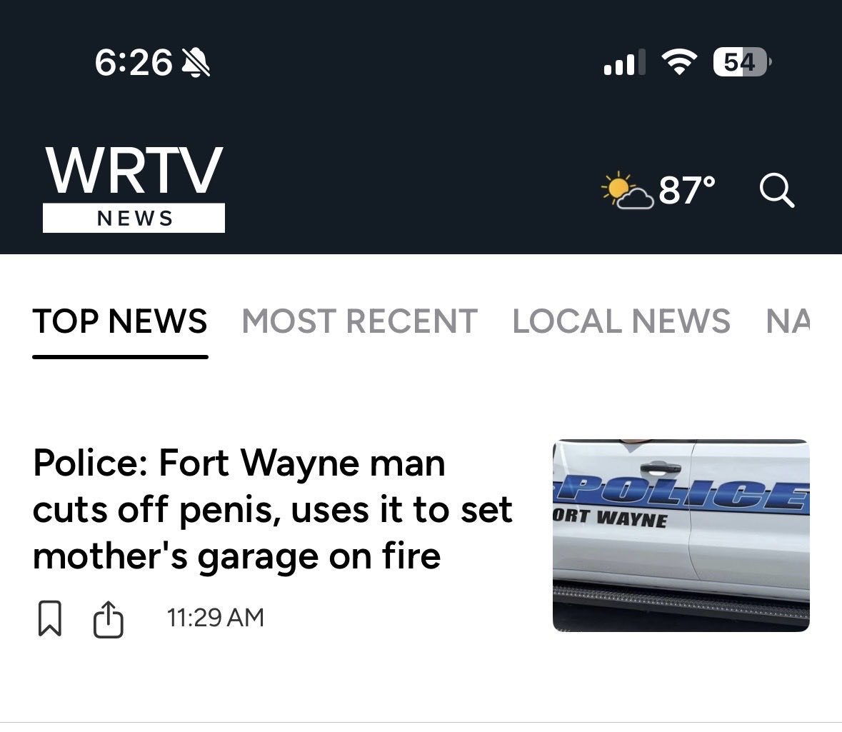 Via6Via's tweet photo. Here’s a news story you don’t see every day. Would this be considered a Molotov COCKtail? https://t.co/zbvsDQoSNo