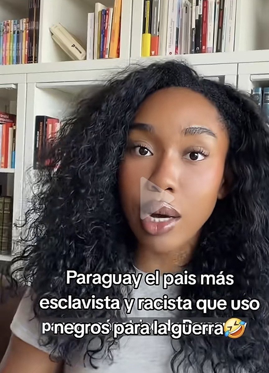 A3MDG's tweet photo. Che denuncien el video en IG y Tiktok de esta señorita! Está difundiendo información completamente falsa con respecto a la Guerra de la Triple Alianza! Tan fácil es acceder a la información hoy en día y estar distorsionado hechos históricos de nuestro país NO ESTÁ BIEN https://t.co/5KxNW5IJoV