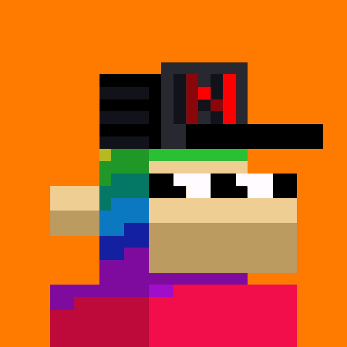 SuperBitcoinBro's tweet photo. "Fix the bug" I once said.

Then I took a closer look at Ordinals and found a community that was building, pushing the envelope with bitcoin, using it as money, and having fun.

So I collected a few and had a lot of fun doing it.

This is a NodeMonke with a Mempool body, Node head, and Vault eyes.

A mere 327 bytes on-chain, less than the size of this post, and I enjoy it.