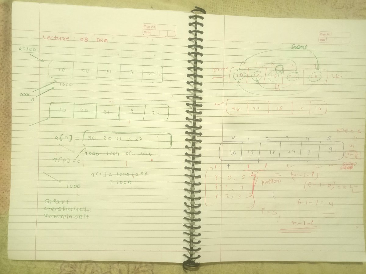 AzadKumar161440's tweet photo. Day 08 β DSA Journey π
Consistency is turning into progress, one concept at a time.
π Topics Covered:
β
Array Search
β
Missing Number
β
Reverse Array
#Day8 #DSA #Java #Coding #ProblemSolving #Arrays #InterviewPreparation #LeetCode #GeeksforGeeks #100DaysOfCode #CoderArmy https://t.co/FlkM2zfUPy