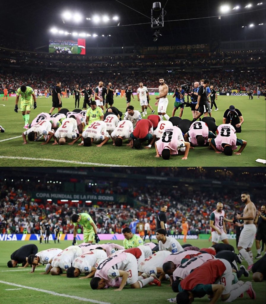 3zoozvic's tweet photo. منتخب مصر
منتخب المغرب

رفعتوا راس العرب والمسلمين

شكرا لكم .. مونديال للتاريخ .. رغم الظروف والتحكيم القذر الظالم .. شكرا لكم 🇲🇦🇪🇬

باذن الله العوده تكون اقوى وافضل في 2030 https://t.co/fIn7IX1oY1