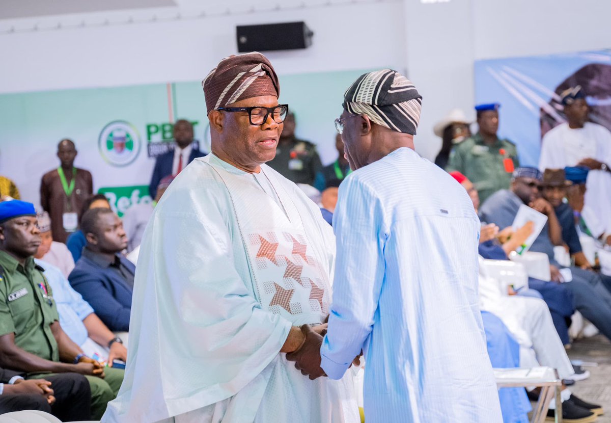 HyacinthAlia's tweet photo. Today, I joined other distinguished leaders and party stakeholders at the official inauguration of the President Bola Ahmed Tinubu (PBAT) Door-to-Door Movement National Executives and Public Lecture, held at Transcorp Hilton, Abuja.

As leaders, we remain committed to supporting initiatives that foster national unity, strengthen democratic participation, and promote sustainable development for the benefit of all Nigerians.