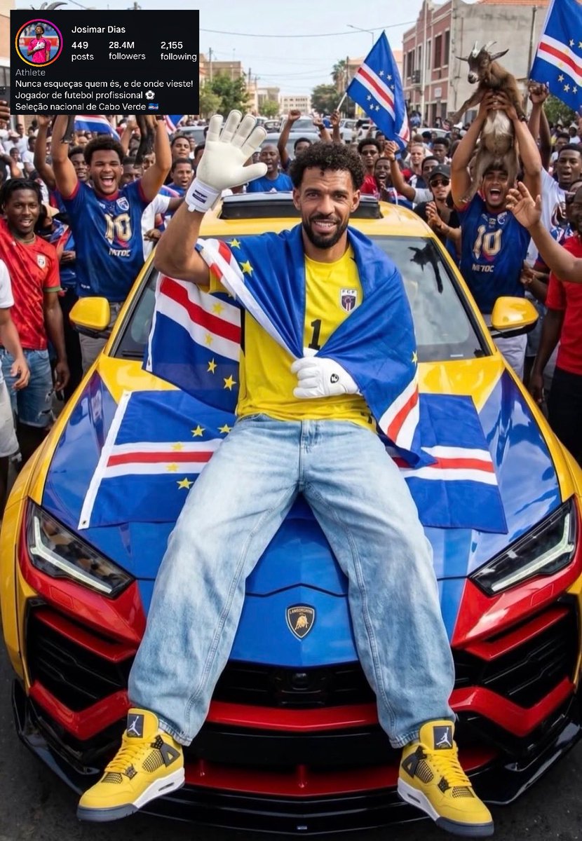 OAruho's tweet photo. 🚨🇨🇻 Vozinha from Cabo Verde is the second most followed African footballer on Instagram with 28.4M followers after Muhammad Salah, who with 65.6m followers. https://t.co/Te53xxPNZ6