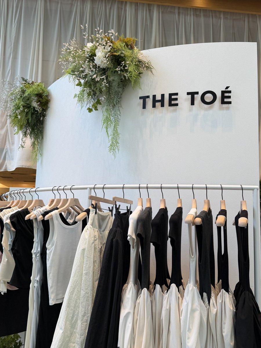 22s2_k's tweet photo. ⠀ ⠀
THE TOÉ 2026
CONCEPT STORE TOKYO
7/12まで開催されている
THE TOÉのPOPUPに行ってきました🌿
久しぶりに可愛いお洋服と沢山出会え
ノベルティもコンプリートしました😌💓
#thetoe
⠀ ⠀ https://t.co/uVIGi7tRE6