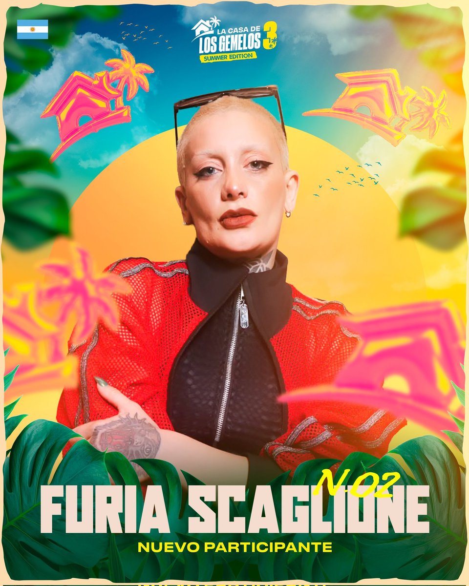 ghermanoar's tweet photo. #Furia estará en #LaCasaDeLosGemelos3 Summer Edition 
@FuriaScaglione 🇦🇷 https://t.co/CME7P4aHCn