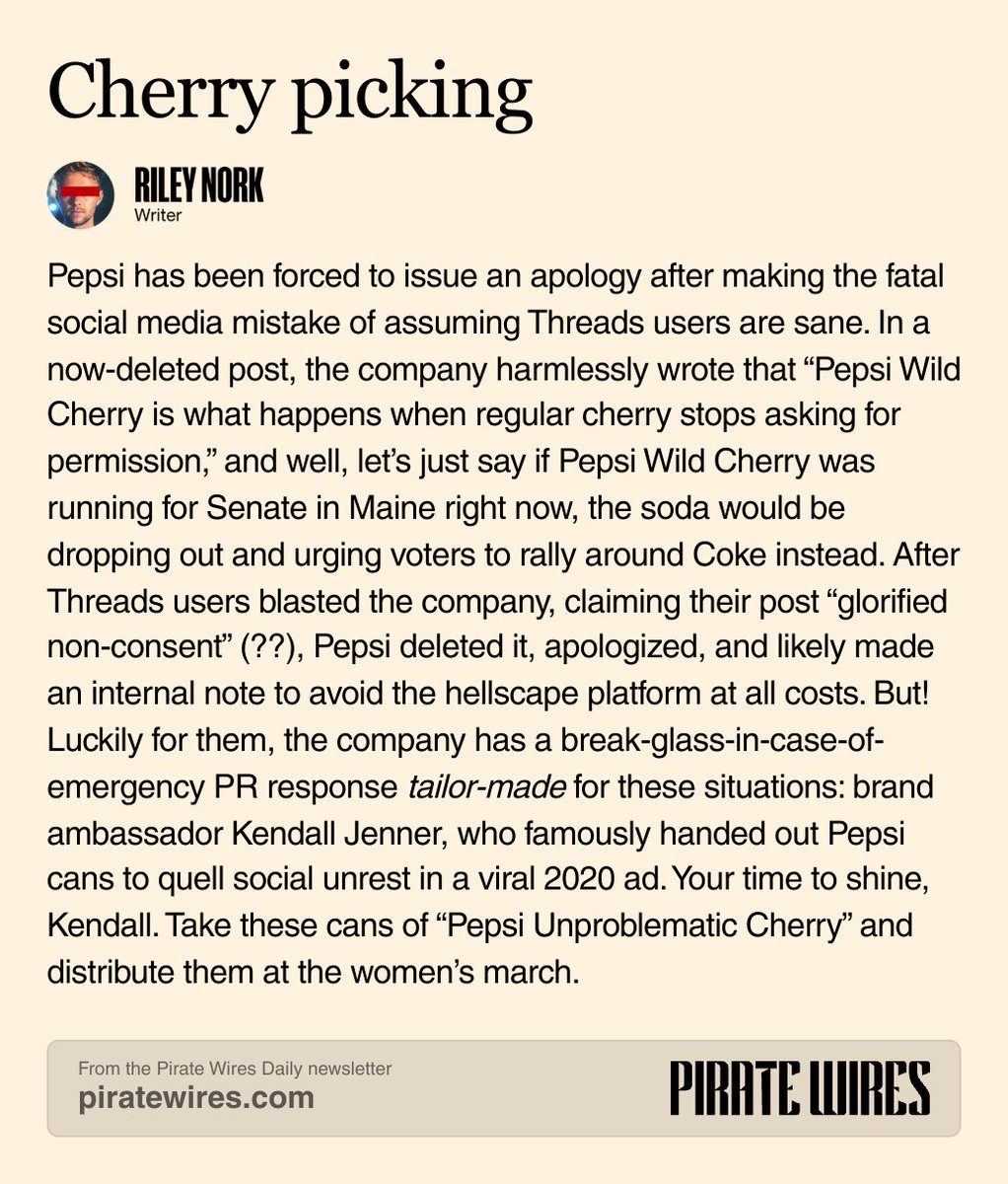 thedarkwingdave's tweet photo. This take from the @PirateWires Daily 👇

 https://t.co/OxXoRjZZfj