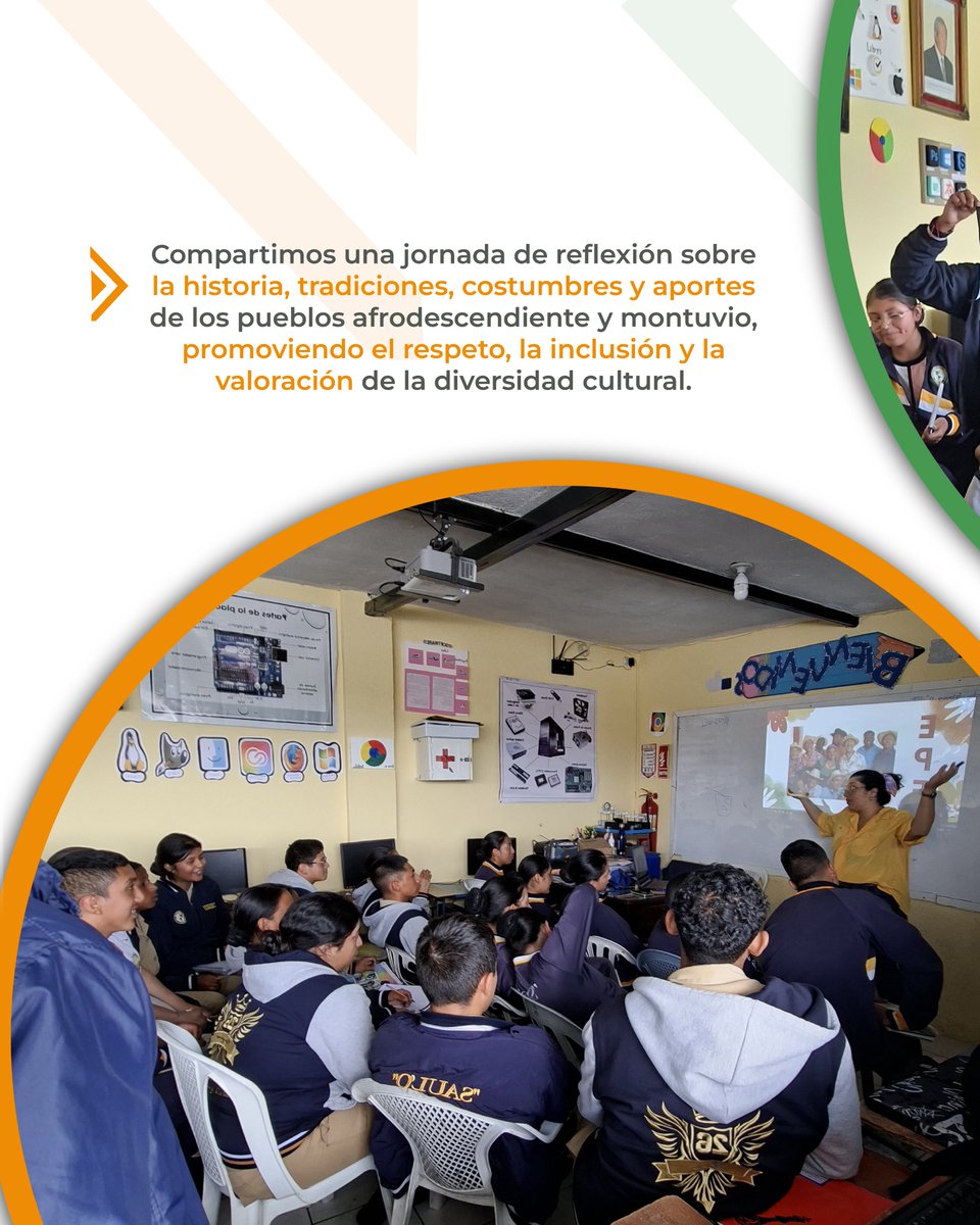 gpafroficial's tweet photo. [19-02-26] ✨📚 Promovemos el reconocimiento y la valoración de la diversidad cultural a través de espacios de aprendizaje, reflexión y diálogo sobre los aportes de los pueblos afrodescendiente y montubio.
#GPA #Quito #Interculturalidad #Etnoeducación #EducaciónConValores https://t.co/NTIvBvhCx3