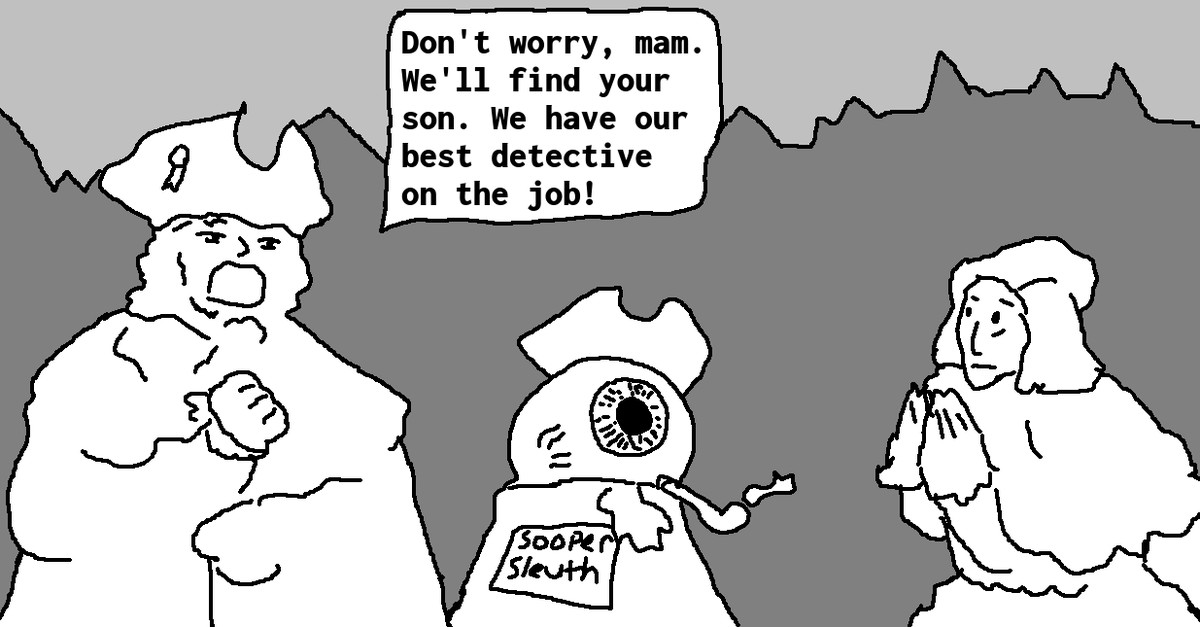 PenseesofPascal's tweet photo. Gothic Comic. 

The GREAT DETECTIVE is on the case. https://t.co/nljC0CZXxh