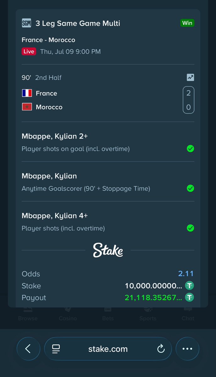 Mrbankstips's tweet photo. Should’ve been a clean swoop on the doubles, shame he got subbed off early. 

$21k ✅✅✅

Join stake via https://t.co/65ivS3Rsjb

Promo code banks https://t.co/VyNajJvpp2