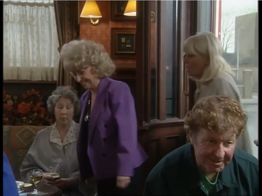 wonkey_monkey's tweet photo. @bbceastenders Can you splash a little bit of cash on some effects - or a 4k screen, or even just a photo like this one, behind the door - so we can see these kinds of shots again? It'd really tie the interior and exterior sets together. https://t.co/GHFLZdC4rW