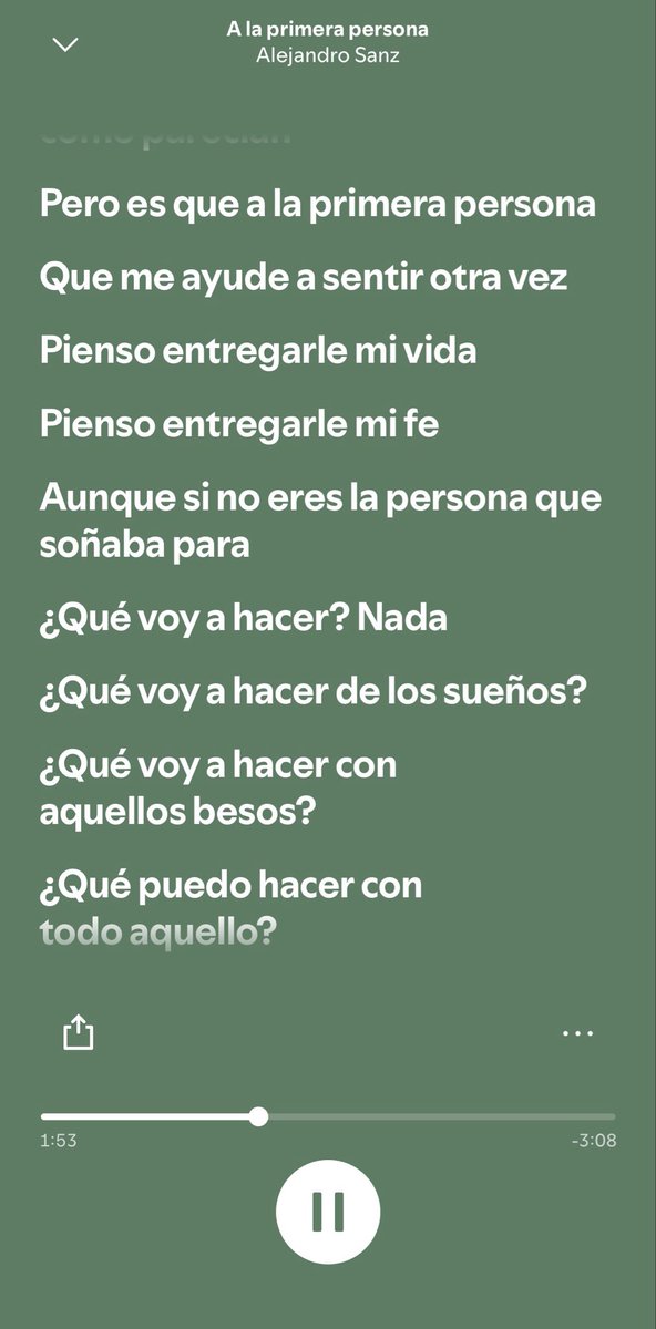 notremadame's tweet photo. Cuando me preguntan por qué tengo un alma tan profunda y sensible, les muestro las letras de la música con la que me alimento todos los días desde mi nacimiento (nadie las escribe como Alejandro Sanz) https://t.co/OXZL2BzMnG