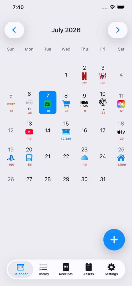 heungbok_lee's tweet photo. 我制作了一款 iPhone 记账应用，叫 Kirocal。

Kirocal 是一款以日历为中心，用来整理支出、订阅、收据和资产的记账应用。

主要功能
- 符合 iOS 原生风格的简洁界面
- 订阅付款日期管理，并支持自定义图标
- 拍摄收据后，通过 AI 自动输入并保存为记账记录
- 按资产管理余额，并记录付款方式
- 支持多种货币和自动汇率
- 支持主题、图标和分类自定义

目前正在通过 TestFlight 进行 Beta 测试。

参与 TestFlight:
https://t.co/X7BxMTyBKV

计划于 7 月正式发布。

详细信息:
https://t.co/CvOQOfjSO3

欢迎试用。如果有使用不便的地方，或希望改进的部分，请告诉我。我会尽量在正式发布前进行改进。