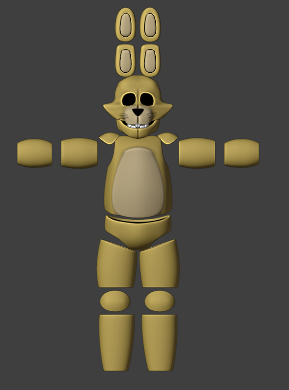 Its_me_johnF's tweet photo. I'm so proud of my son W.I.P
#Fnaf #FiveNightsFreddys #FnafArt #Springbonnie #WIP #b3d https://t.co/JhNCHqpbtu