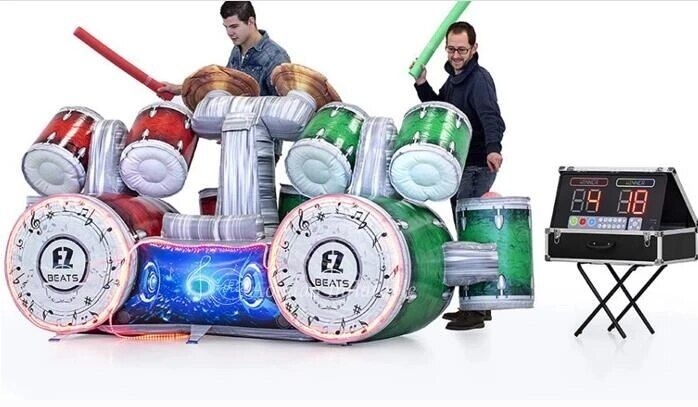 USAInflatables's tweet photo. Our EZ Beats is an awesome attraction for 2 players using the light interactive system! Challenge your hand-eye coordination, endurance and competitiveness and see who can drum out the best beat by hitting the most number of lights!  https://t.co/OEn7MmYJC3) #usainflatables https://t.co/pRqeObmbIx
