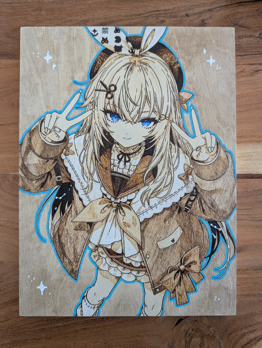 OakFire4's tweet photo. 誕生日おめでとう, Shiina!  My favorite Phase girl.  #shiillustration https://t.co/uDJimyjMF2