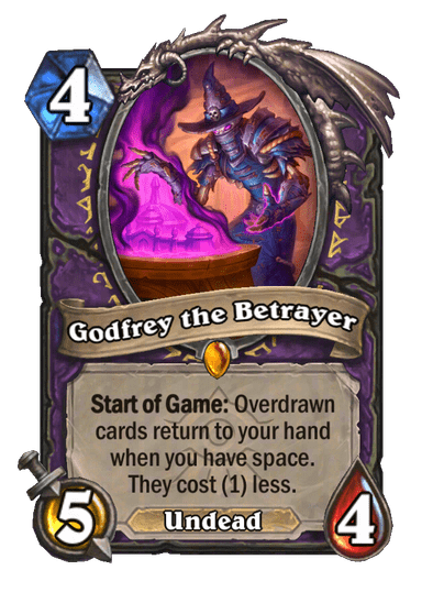 buggyman_13's tweet photo. @Firestone_HS @PlayHearthstone Godfrey the Betrayer deck in Wild https://t.co/r5nSaKdY2Z