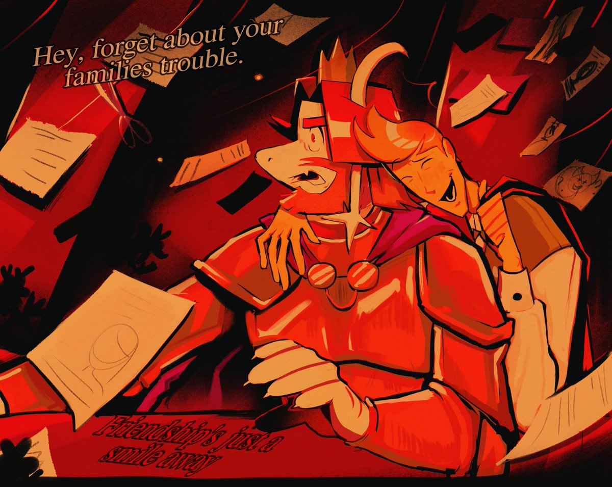 TheWitchOfArt's tweet photo. Drew the flowergore scene I can't stop thinking about the line. I think it tells a lot about both- https://t.co/aF9dHsvI23