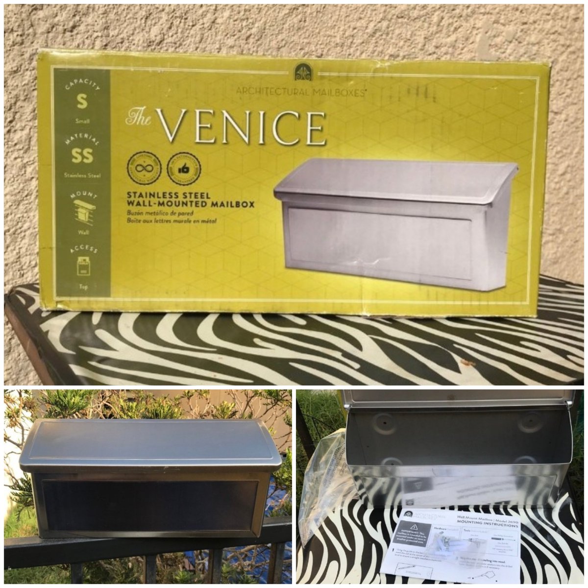 2mariebl's tweet photo. On Sale Stainless Steel Mailbox 
Link to my Mercari is below 
https://t.co/5NS54FoLLJ
#MailBox #Mail #HomeDecor #Shopping #FYP #Home https://t.co/KVL7BExnMy