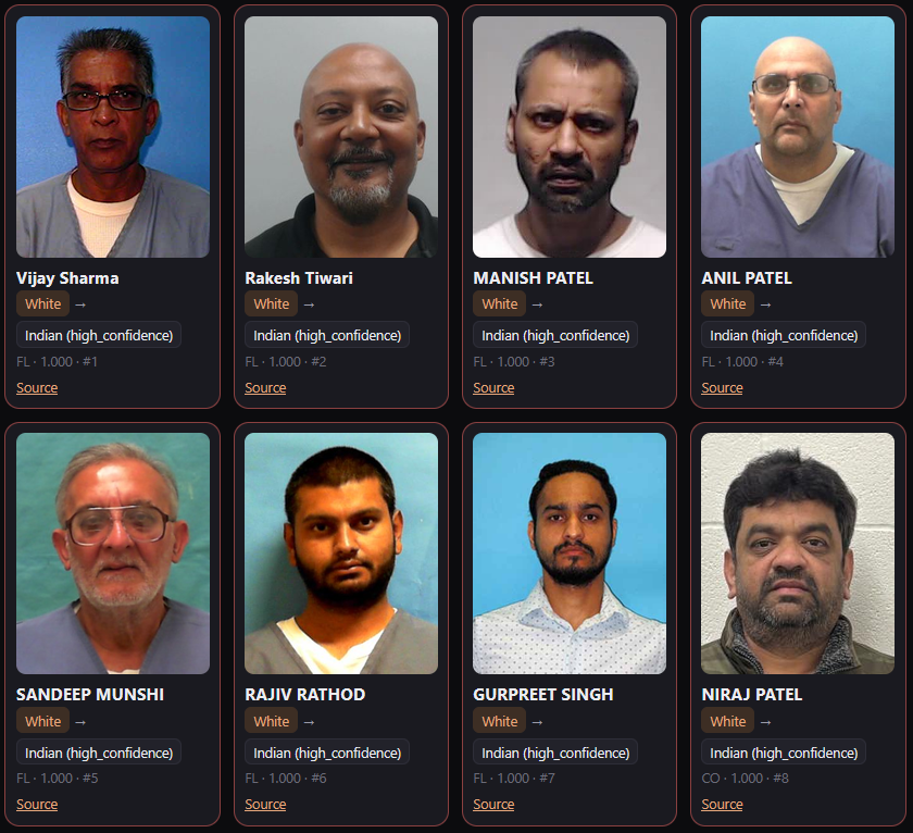 DoDeportations's tweet photo. If I had a dollar for every time an indian sex offender was reported as being white, I'd never have to worry about money again.   

Here's our next batch: https://t.co/FII3HV2gZM