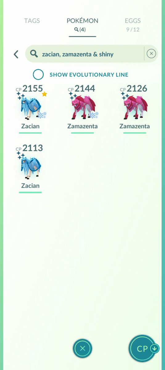 ZoroarkFX's tweet photo. 88 zacian &amp; zamazenta raids done today, shiny luck was much better today compared to previous days of the event, so I'm happy with that ☺️ https://t.co/FfXmRLdyds