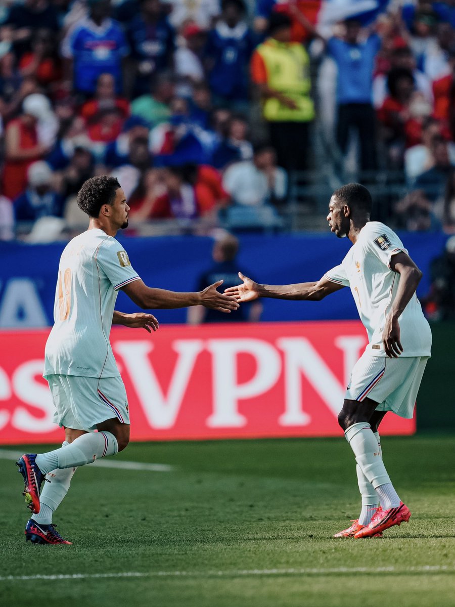 PSG_inside's tweet photo. Félicitations Warren ! 👏
Son premier match de Coupe du Monde face au Maroc. 🇫🇷

@equipedefrance 📸 https://t.co/f3BgyjWOwr