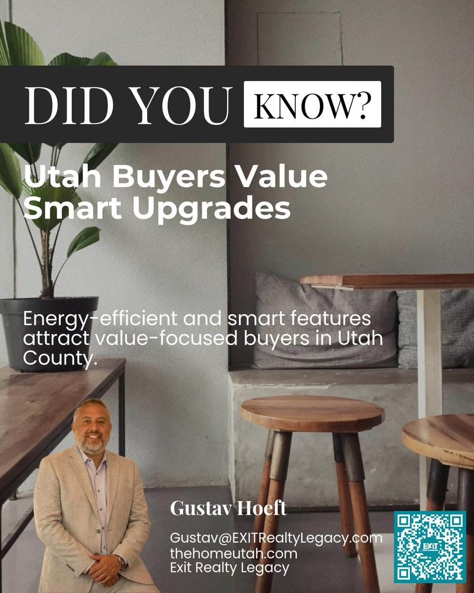 hoef47056's tweet photo. Value-focused buyers in Utah County look for energy-efficient and smart home upgrades, these stand out in listing photos and private showings. 

Which upgrade do you think makes the strongest impression? https://t.co/ybaFQ8jAPr