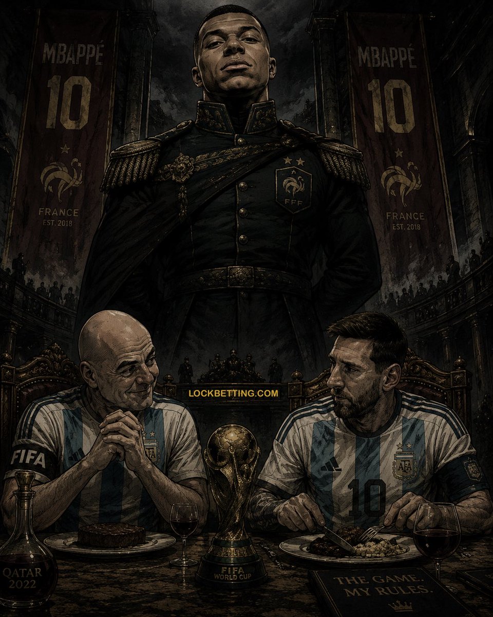 Lockbettingss's tweet photo. One more step taken towards saving football. One more goal for Mobutu.
#WorldCup #WorldCup2026 #FIFAWorldCup #Soccer #Mbappe #LesBleus #Infantino #FIFAcorruption #Football #FRAMOR https://t.co/JlzoZu8Tmj