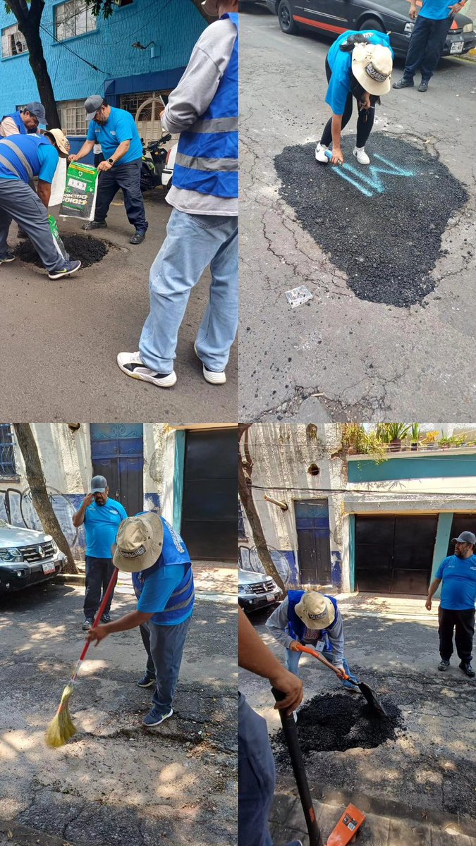 ViKiiE's tweet photo. En equipo es mejor, así que CH se une a los #antibachesmh y va del escritorio al bache. 💙

No vamos a dejar ni un solo bache. 👊🏻
@mauriciotabe https://t.co/ThtPp5tCOv