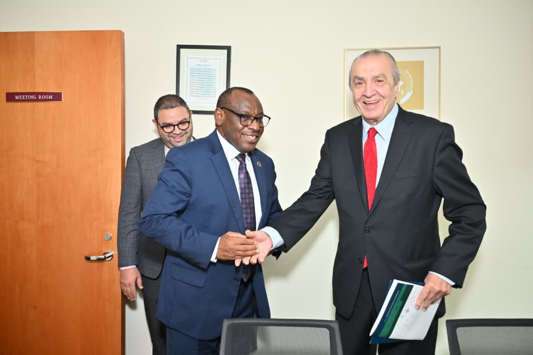 ECA_OFFICIAL's tweet photo. 1/2 ES @claverGatete held fruitful talks w/ H.E. Amar Bendjama, PR of Algeria to the UN on strengthening Africa's collective voice in global governance. They underscored the need for more coordinated African engagement across UN bodies, including #ECOSOC &amp; the Security Council... https://t.co/U4JIGIYueq