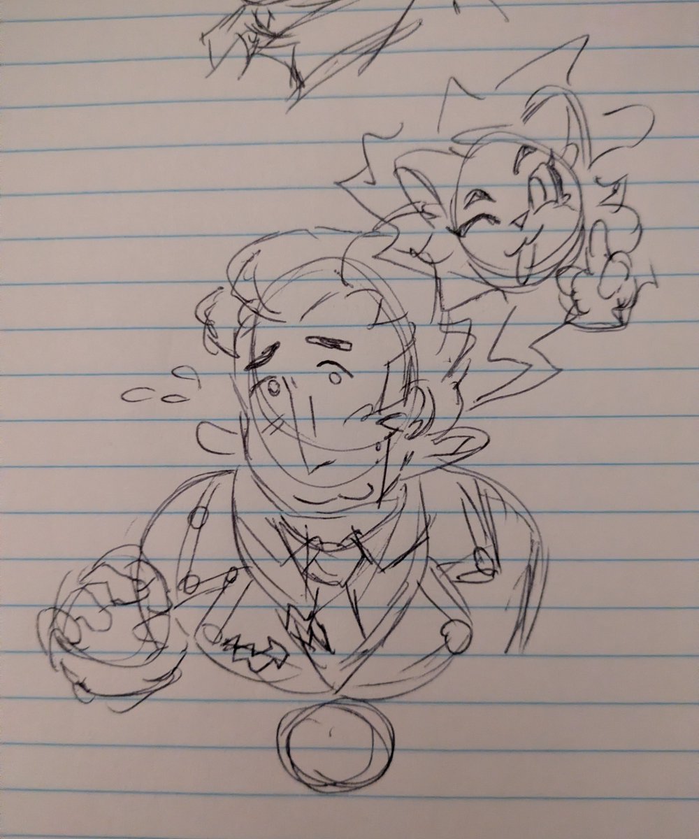 tunethafish's tweet photo. @verityatdawn OH YEAH idk where to put these but here r the extra sketches i was talking about Peace and love on planet cog https://t.co/8SXBwvJTMf