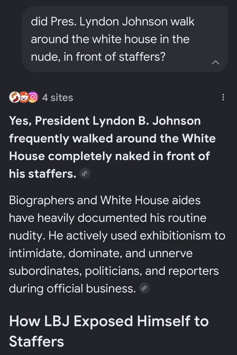 nodejavu's tweet photo. @TheFive @kilmeade I think Harold was spot on when he said “Our standards for tolerance in character has changed”, remember Lyndon Johnson? https://t.co/FgFBYz9xC2